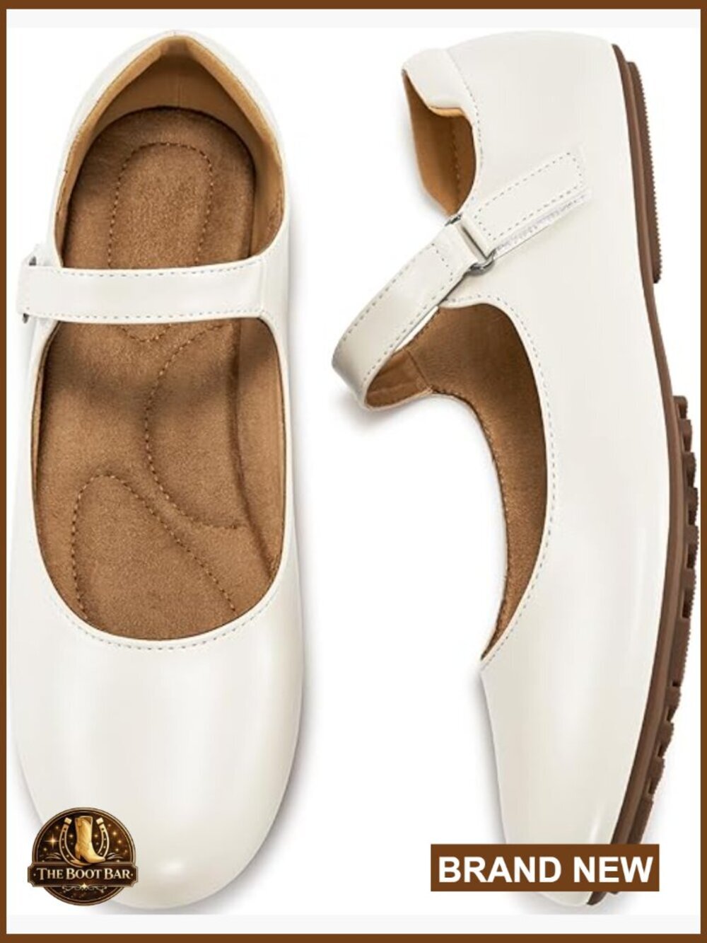 Mary Jane Flats for Women: Ankle Strap Ballet Flats Dressy Work Shoes,